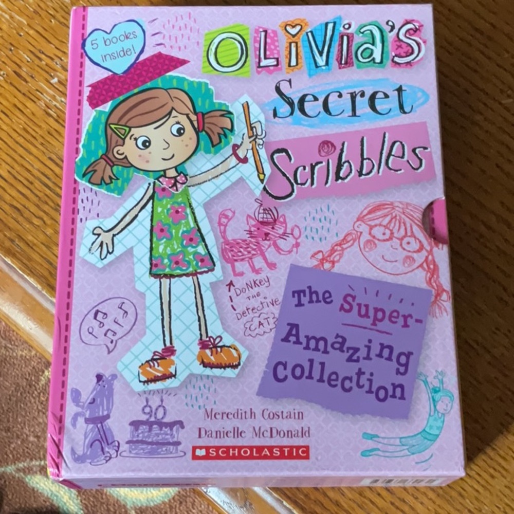 Scholastic Olivia's Secret Scribbles - Pink and Purple